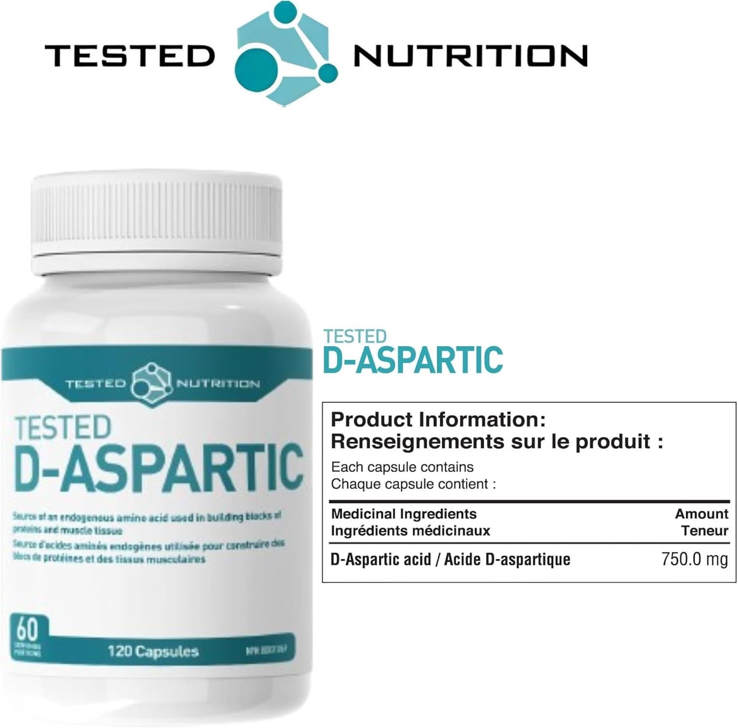 Tested D ASPARTIC CAPSULES