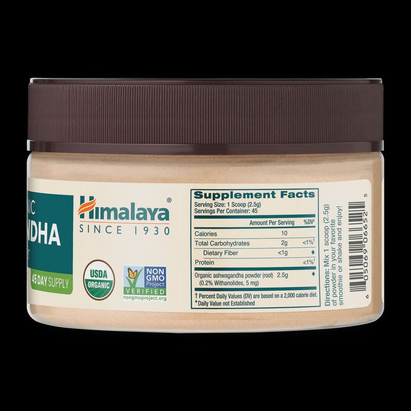 HIMALAYA Organic Ashwagandha Root Powder