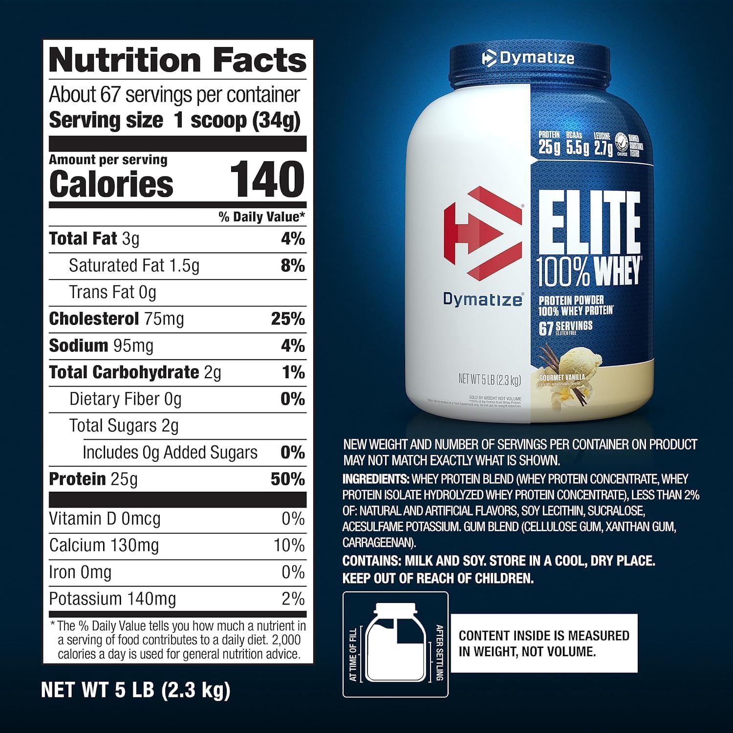DYMATIZE ELITE WHEY