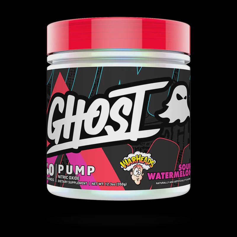 GHOST PUMP V2, Flavour: WARHEADS SOUR WATERMELON, Size: 40 SERVINGS
