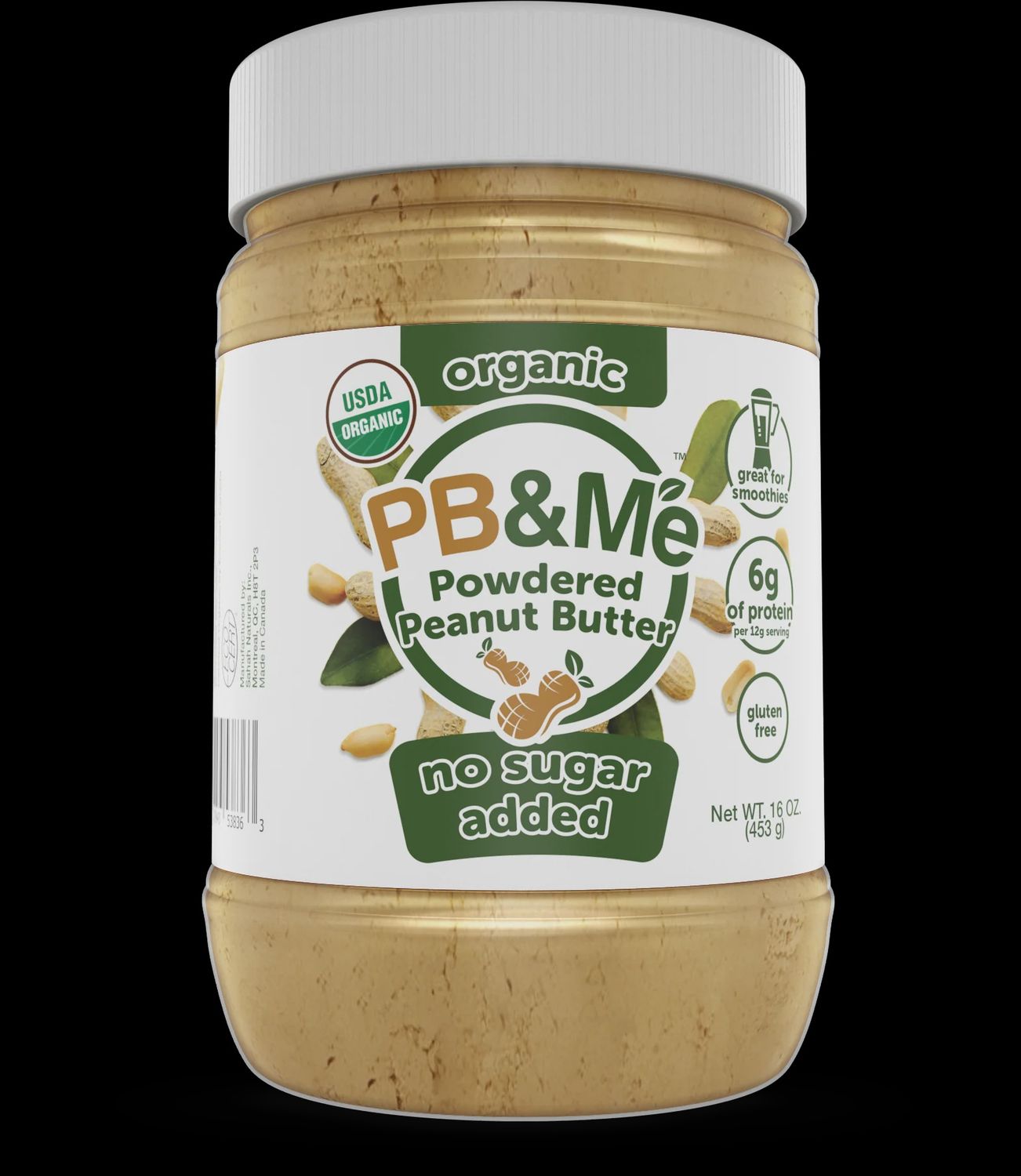 Organic Powdered Peanut Butter - No Sugar Added
