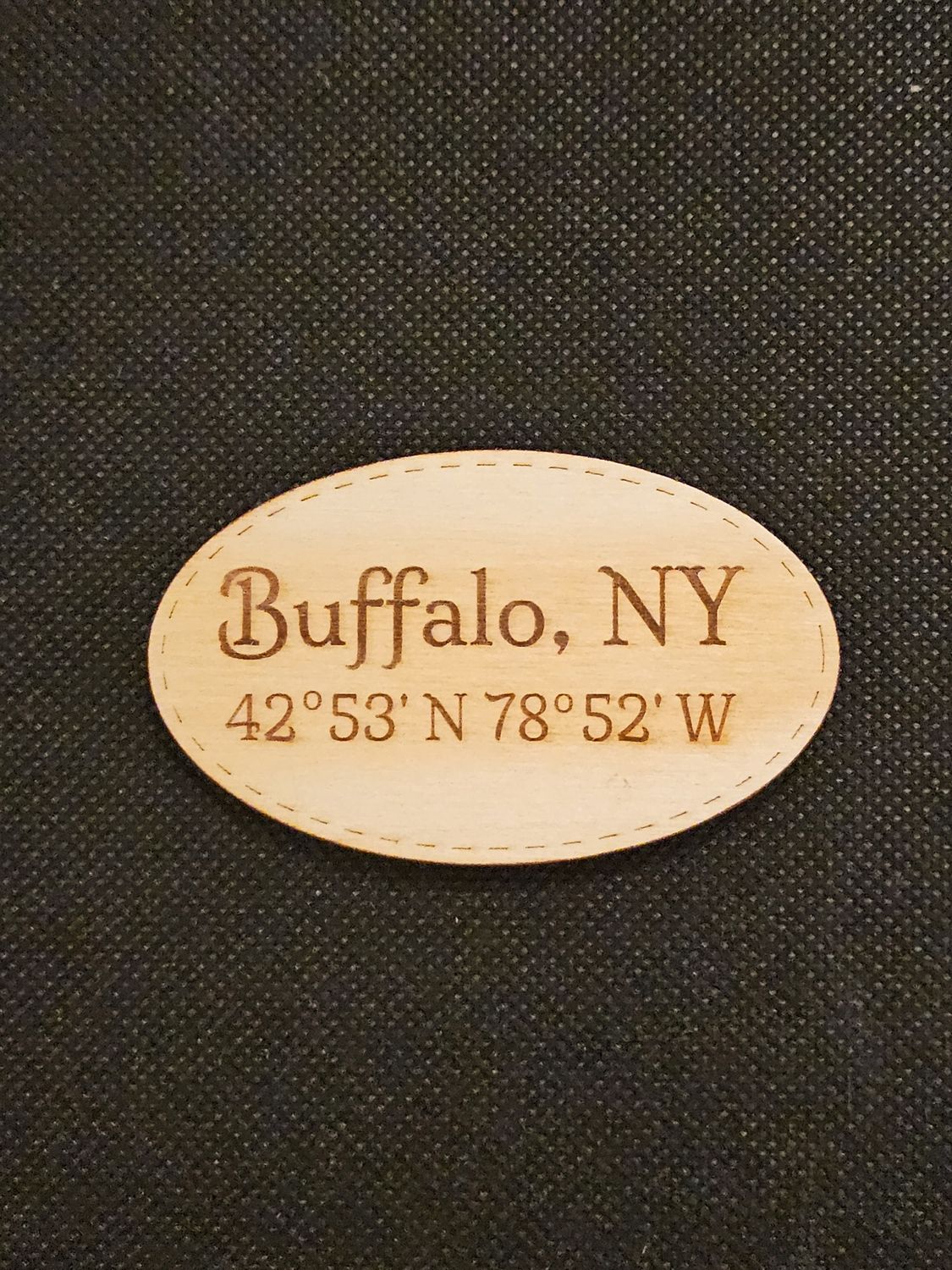 Buffalo Coordinates Magnet