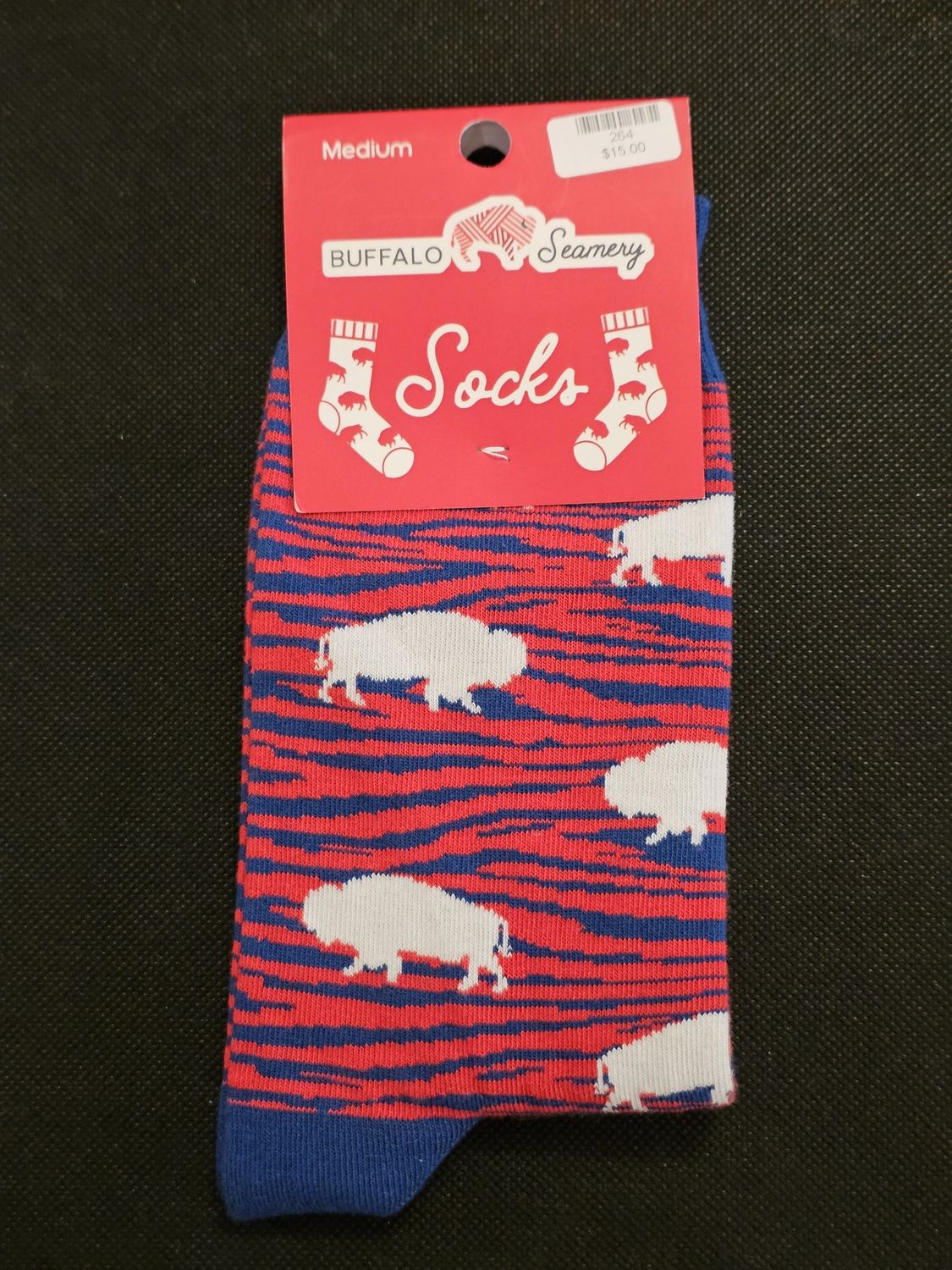 Buffalo Seamery Socks, Size: Medium, Colour: Zubaz