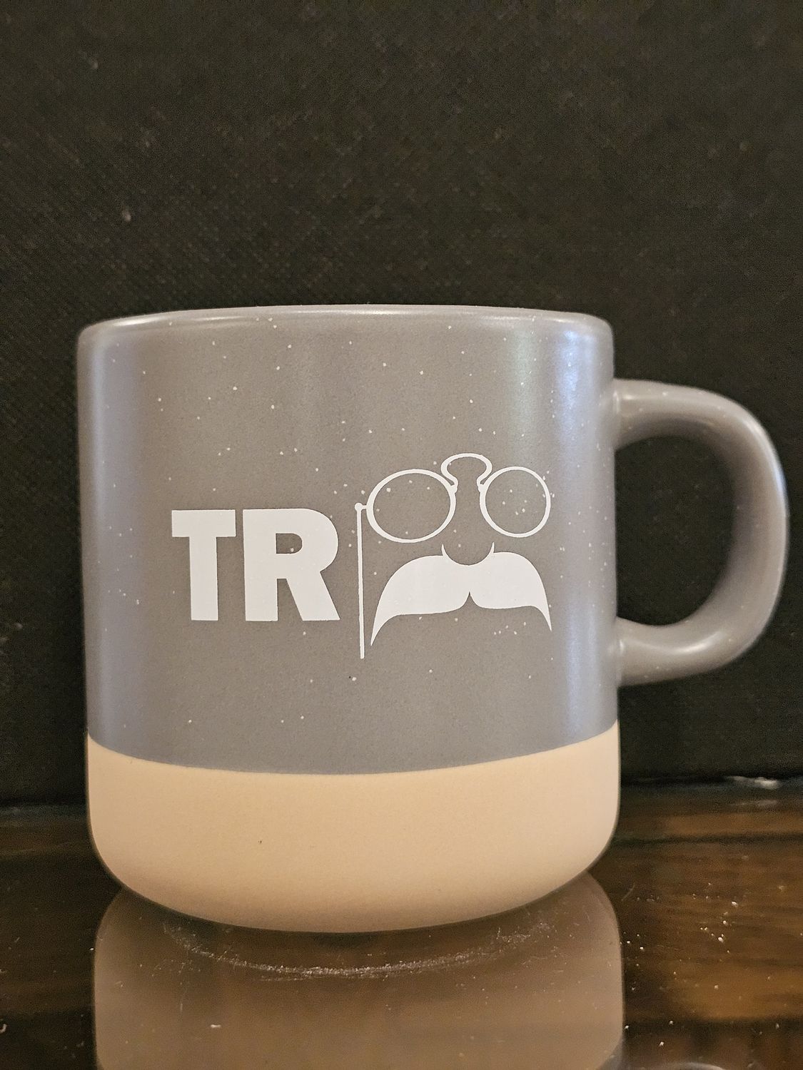 Grey &amp; Tan Logo Mug