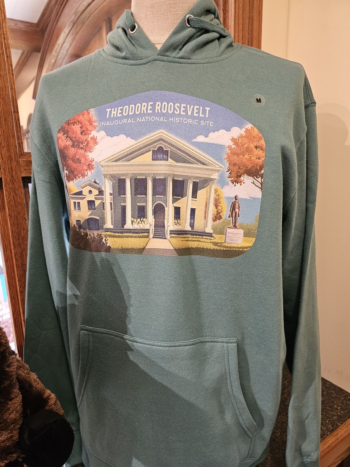 House Logo Hoodie, Colour: Seafoam Green, Size: Medium