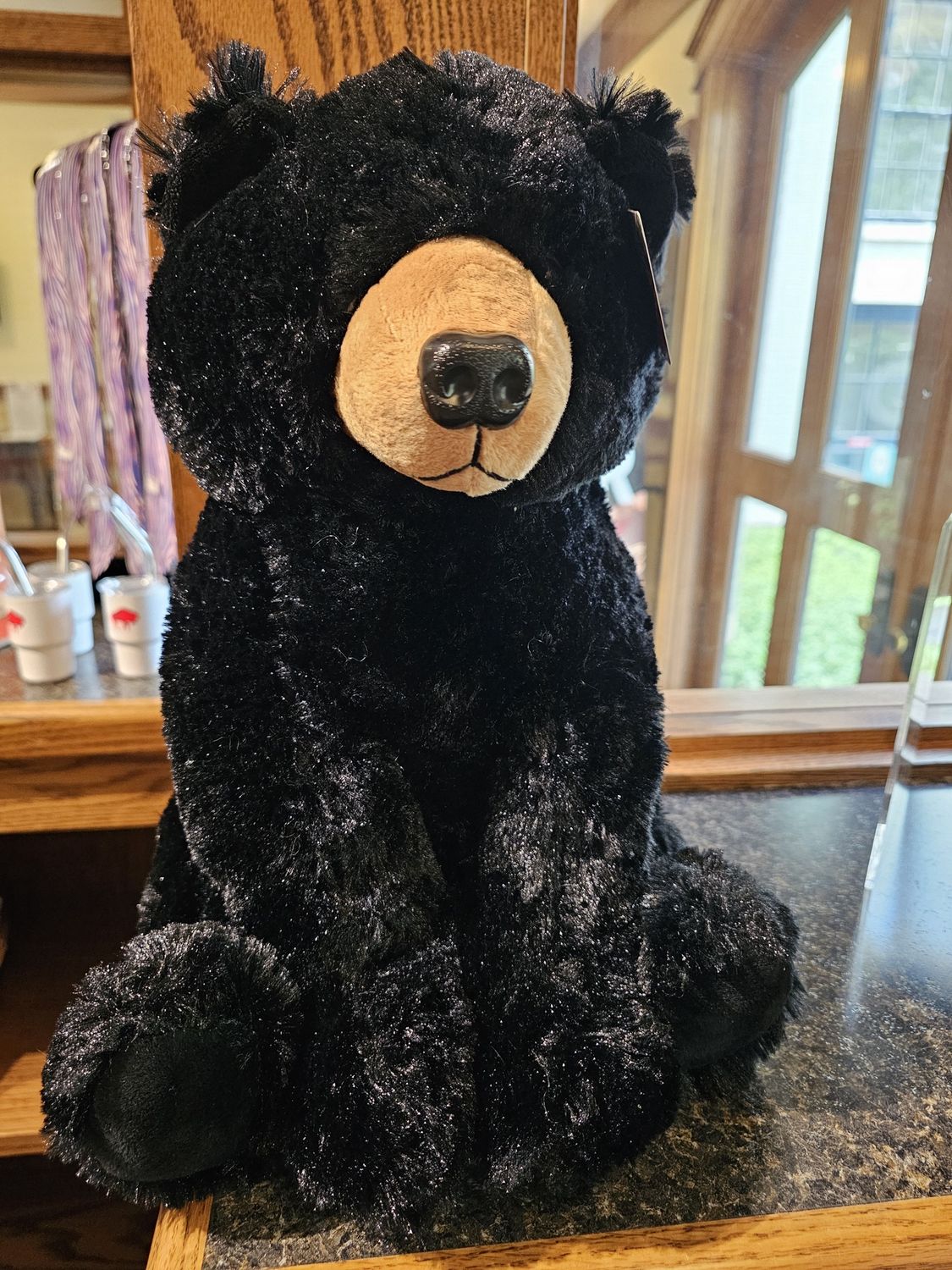 14&quot; Black Bear Plush/Teddy Bear