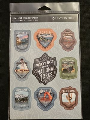 Set of National Parks Stickers