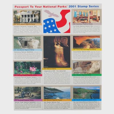2001 National Park Passport Stamp Series