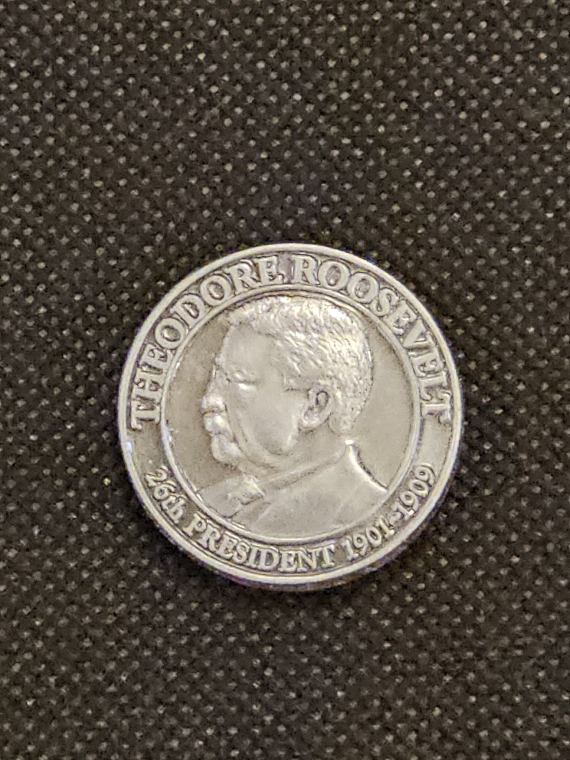 Theodore Roosevelt Metal Magnet