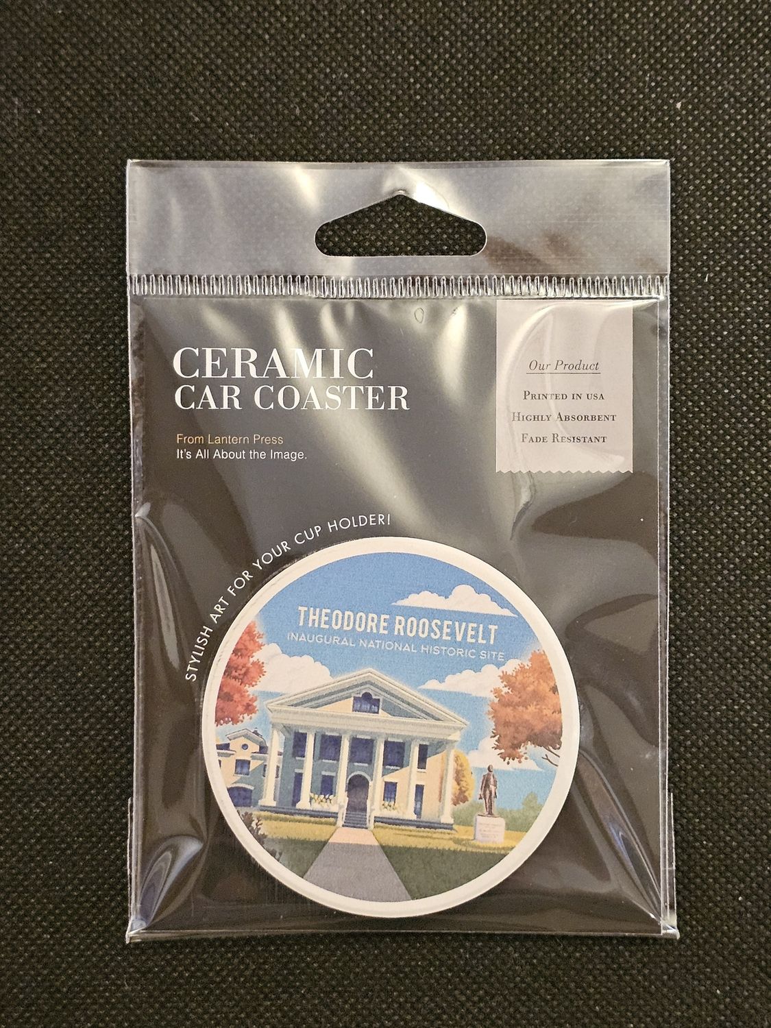 Ceramic House Art Car Coaster