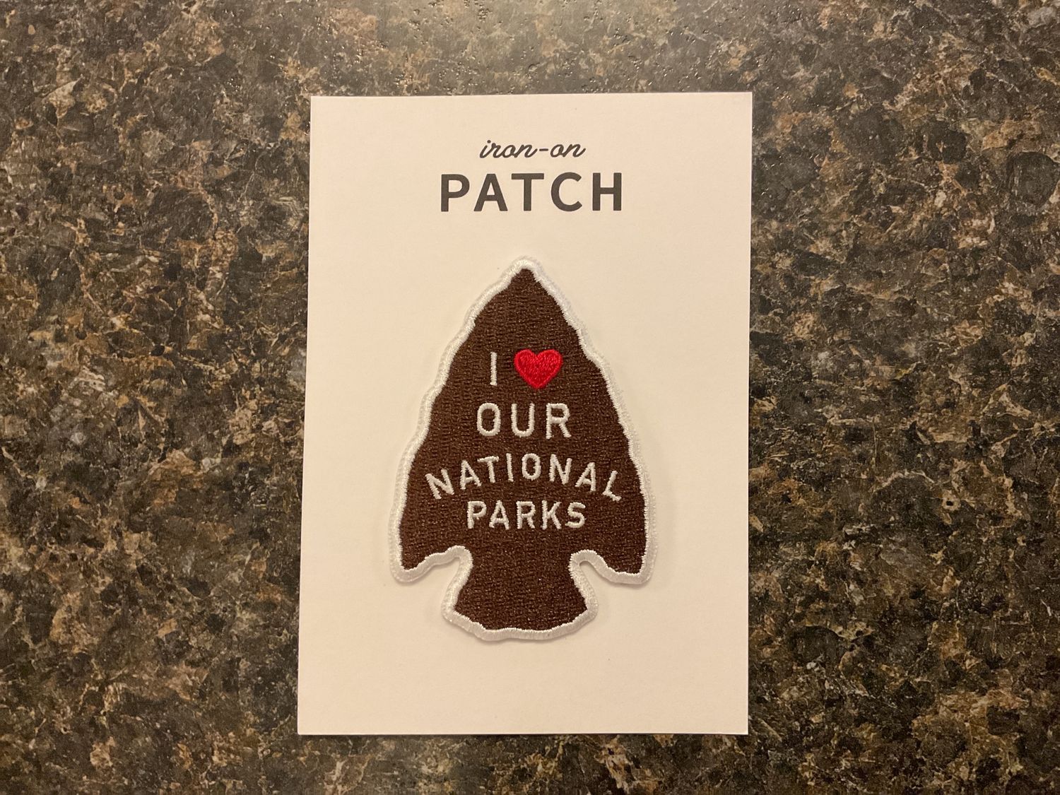 I Love Our National Parks Iron on Patch
