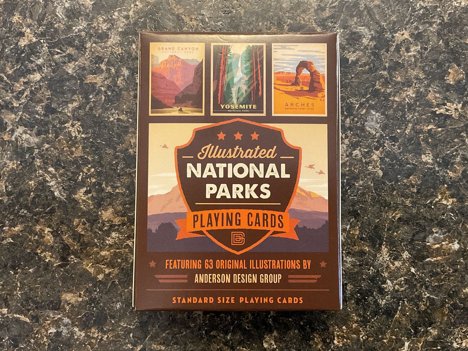 63 National Parks Playing Cards