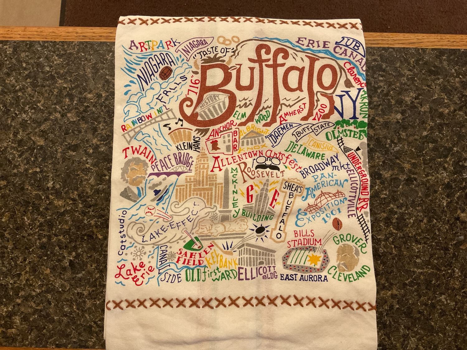 Buffalo Dish Towel