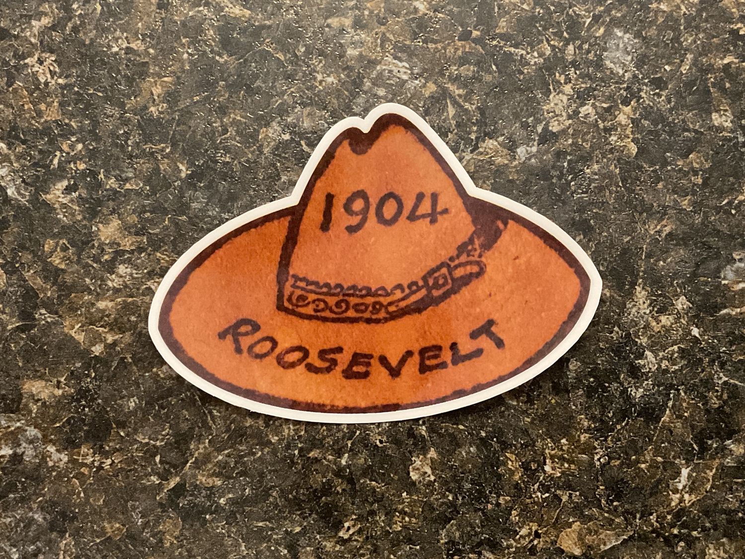 1904 Roosevelt Hat Sticker