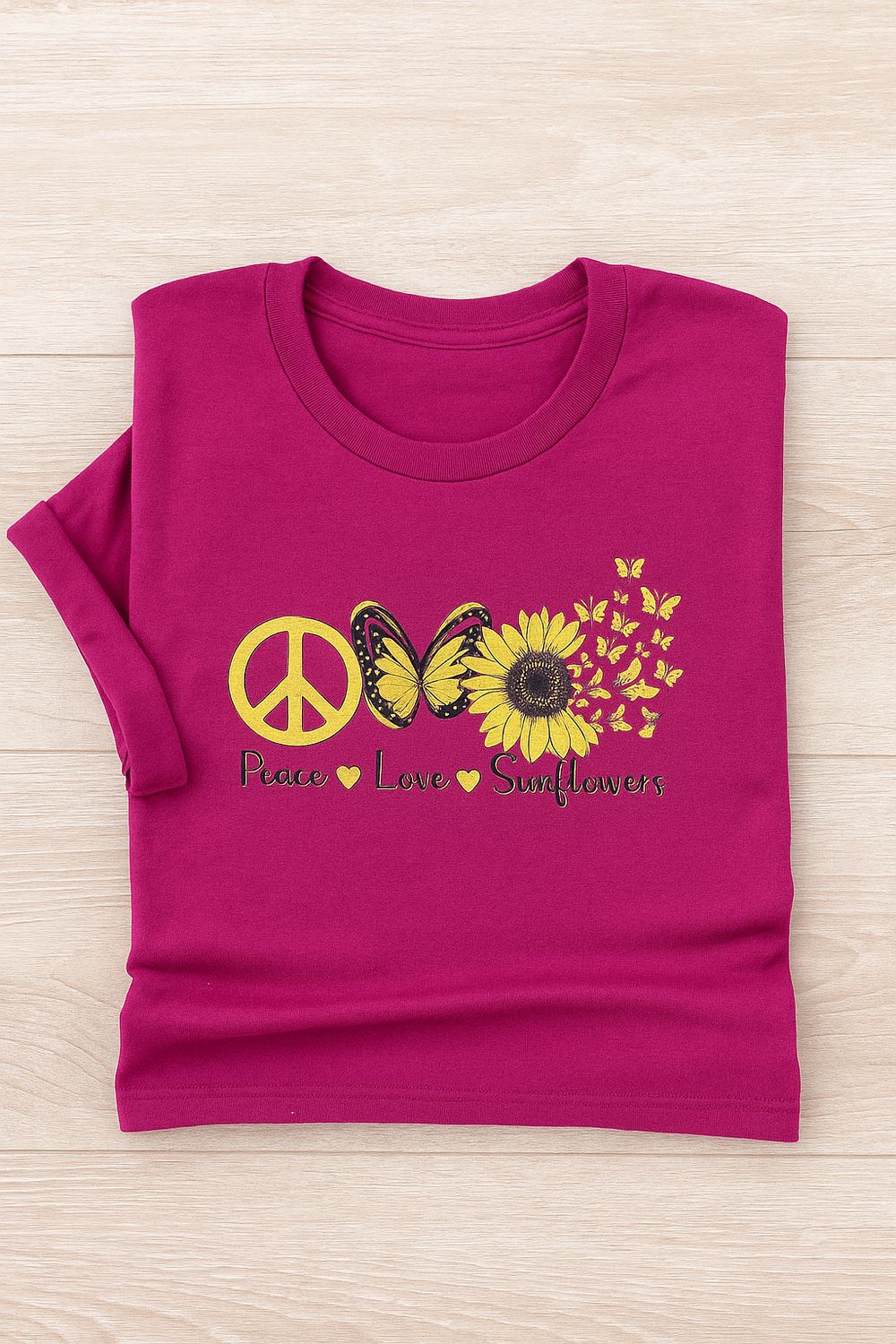 Peace Love Sunflowers Shirt (Large)