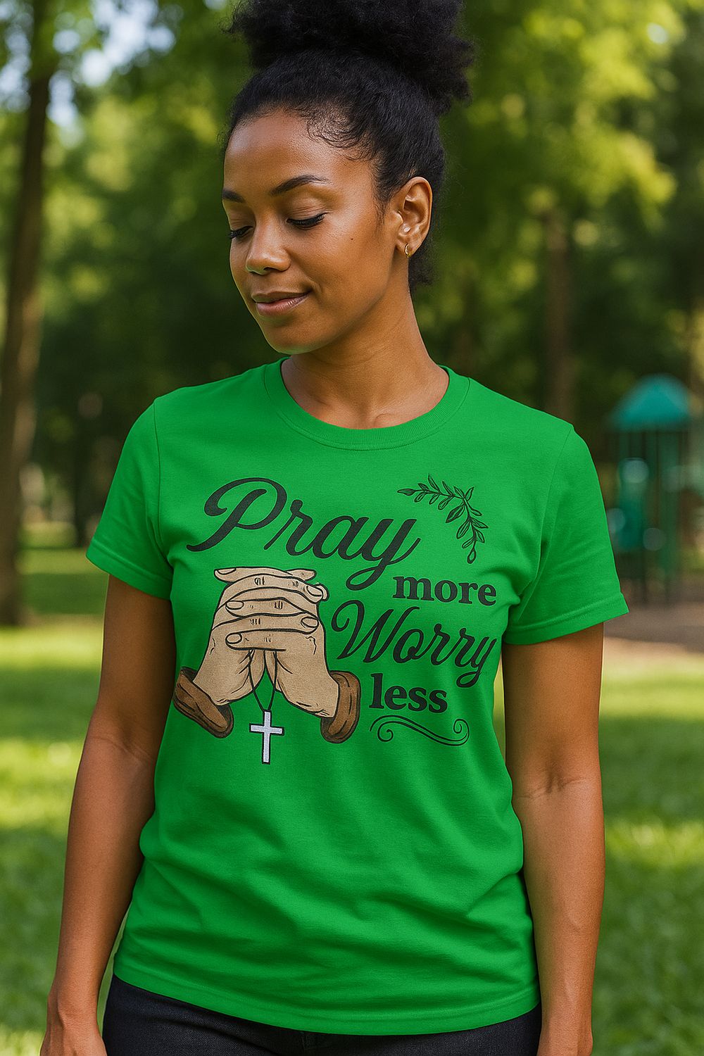 Pray More Worry Less Shirt (Large)