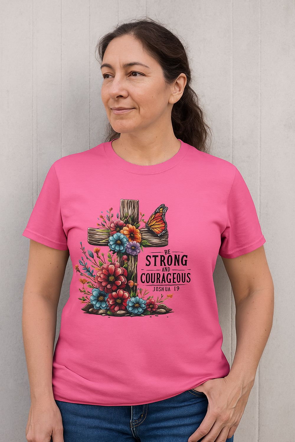 Be Strong and Courageous Shirt (XL)
