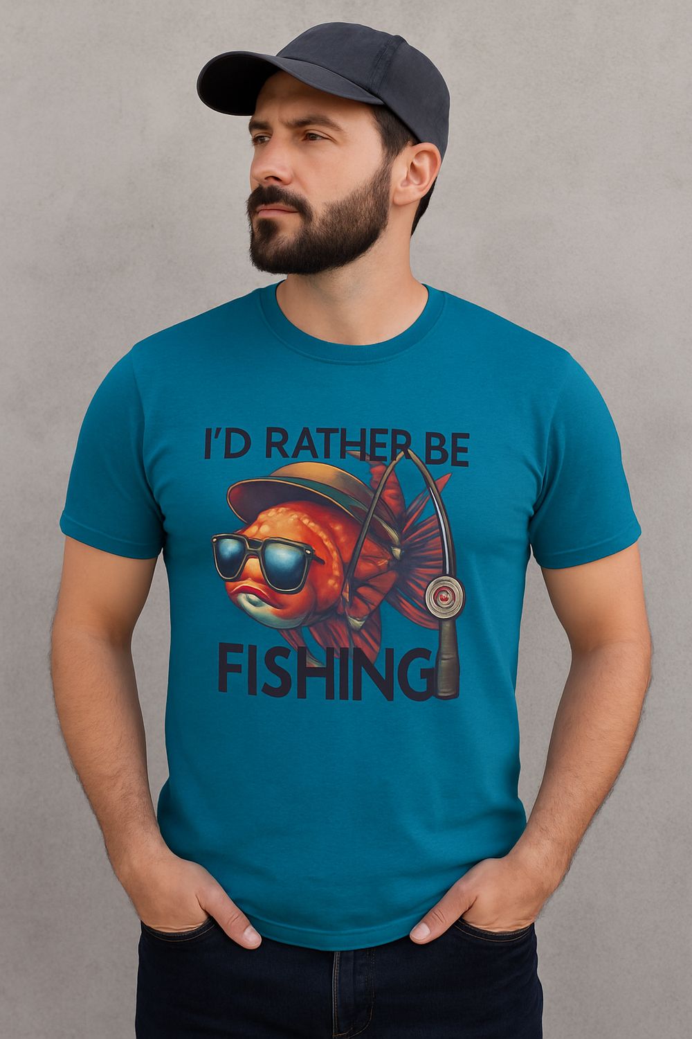 I&#39;d Rather Be Fishing Shirt (XL)