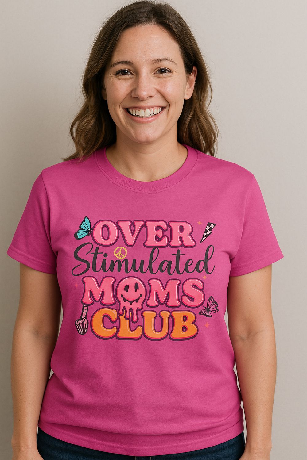 Over Stimulated Moms Club Shirt (XL)