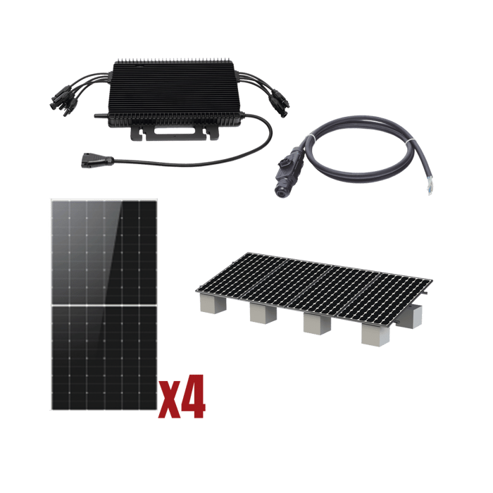 Kit solar de 4 paneles