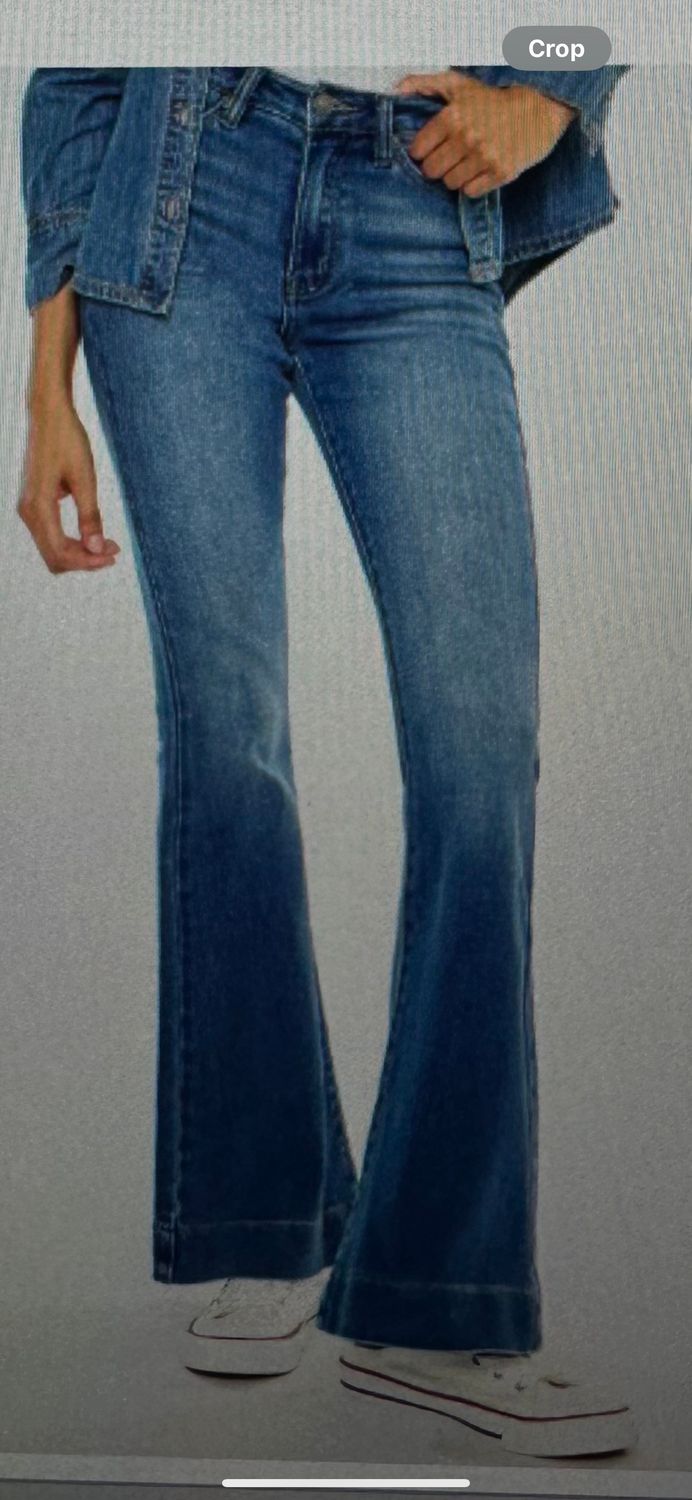 Kan Kan HIGH RISE FLARE JEANS