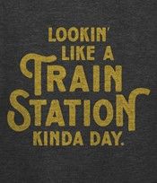 Mason Jar Label Looking Like a Train Station Kinda Day T-shirt