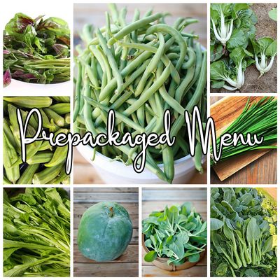 Pre-packaged 6 veggies for 08/30 - 09/05