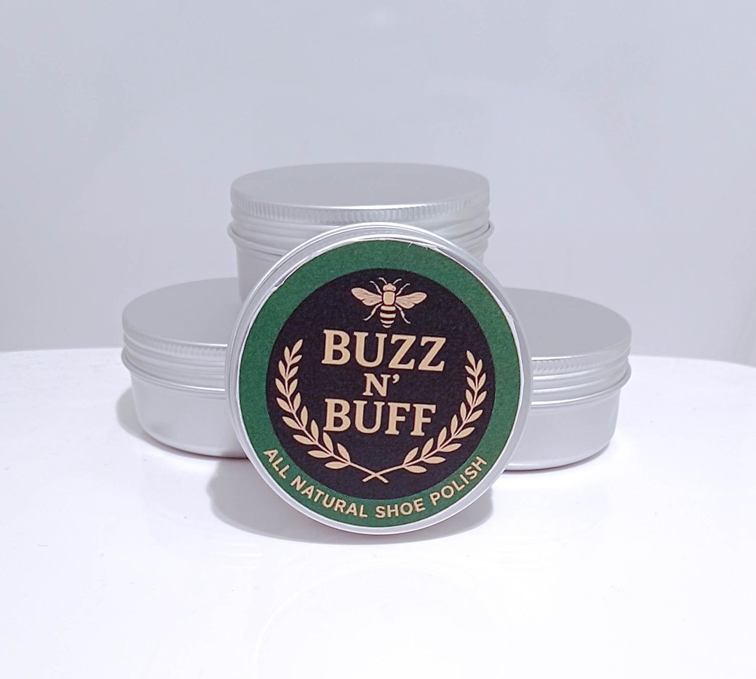 100% Natural Beeswax Shoe Polish (60ml)