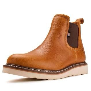 ROCKROOSTER Trinidad Steel Toe Pull-On Work Boots