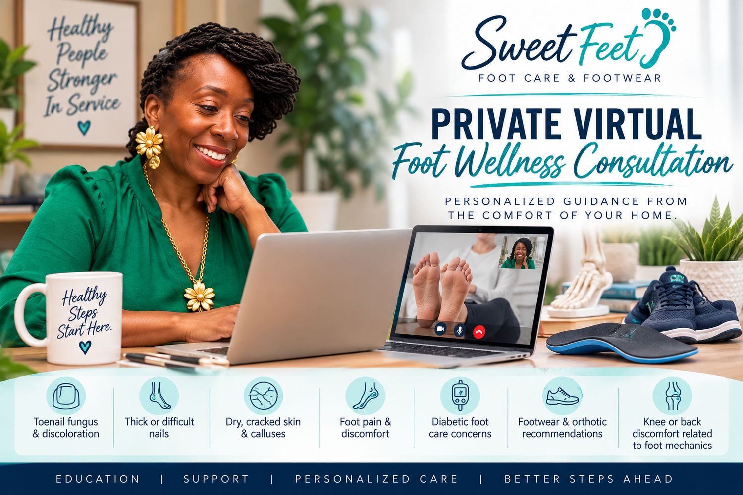 Virtual Foot Wellness Consultation