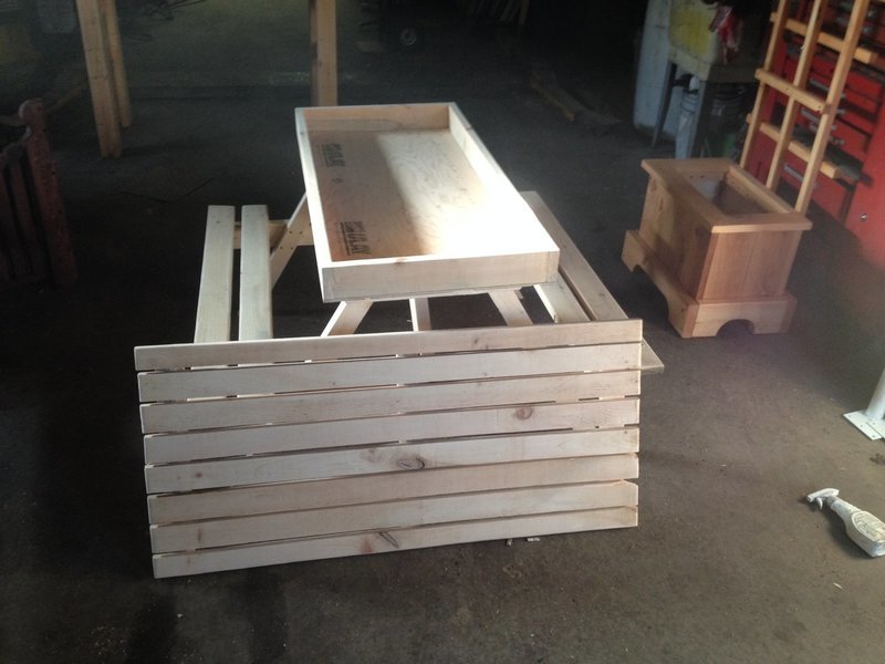 Sandbox picnic Table