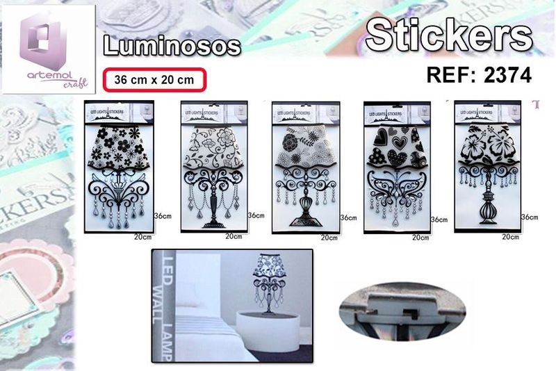 Stickers  lámpara