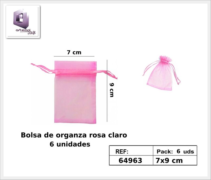 Bolsa de organza