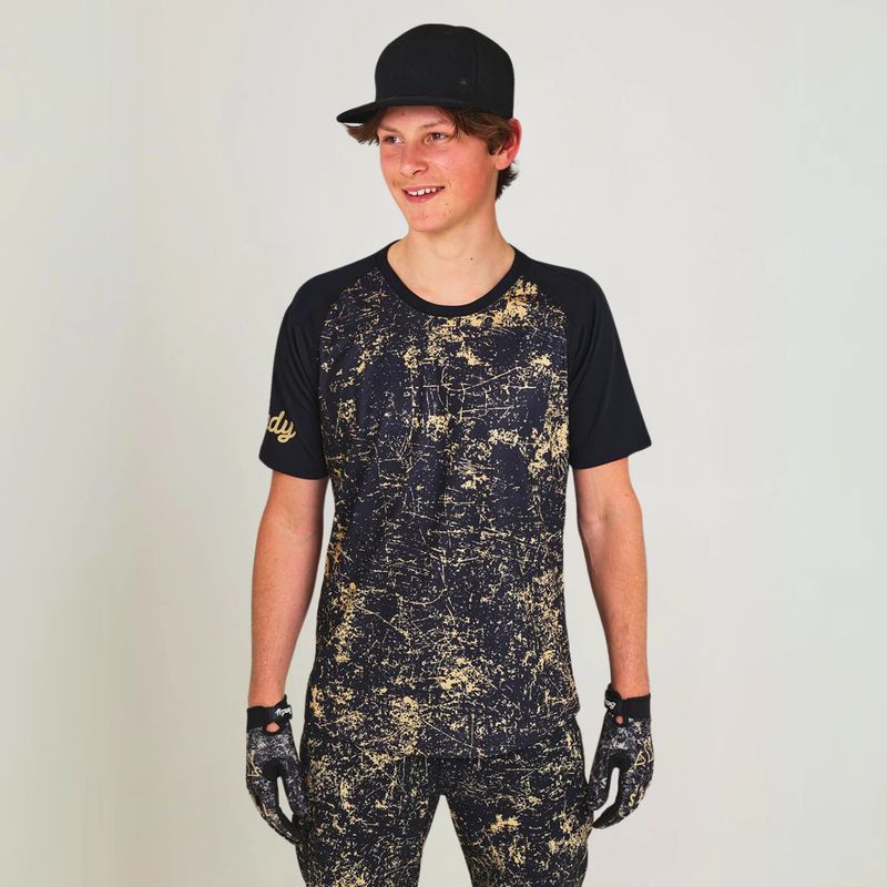 SENDY SEND IT KIDS SHORT SLEEVED MTB JERSEY RUST