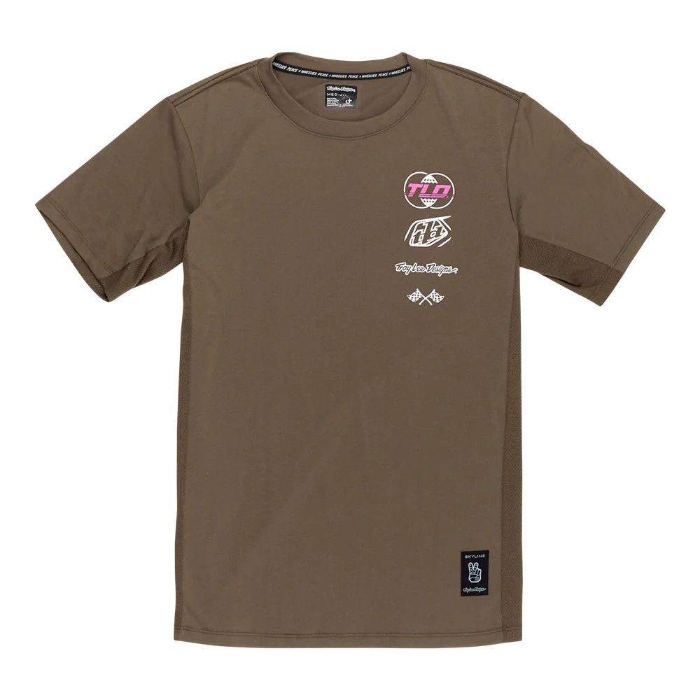TROY LEE DESIGNS SKYLINE SHORT SLEEVE RIDE TEE CAPER
