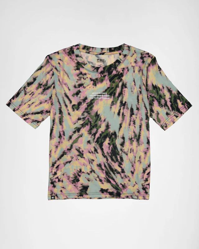 MONS ROYALE WOMENS ICON MERINO CLASSIC T-SHIRT RAD THINGS