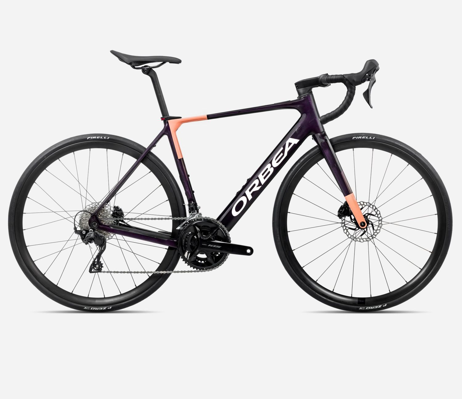 ORBEA GAIN M30 20 MPH FANTASY PURPLE CARBON VIEW-ORANGE CLOUD