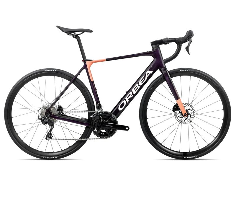 VÉLO ORBEA GAIN M30 20 MPH FANTASY PURPLE CARBON VIEW-ORANGE CLOUD