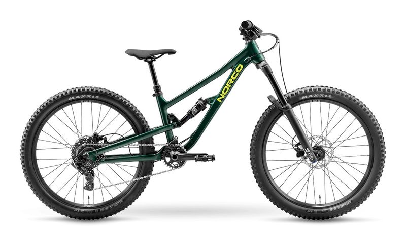 VÉLO NORCO FLUID FS YOUTH 24 DARK GREEN METALLIC