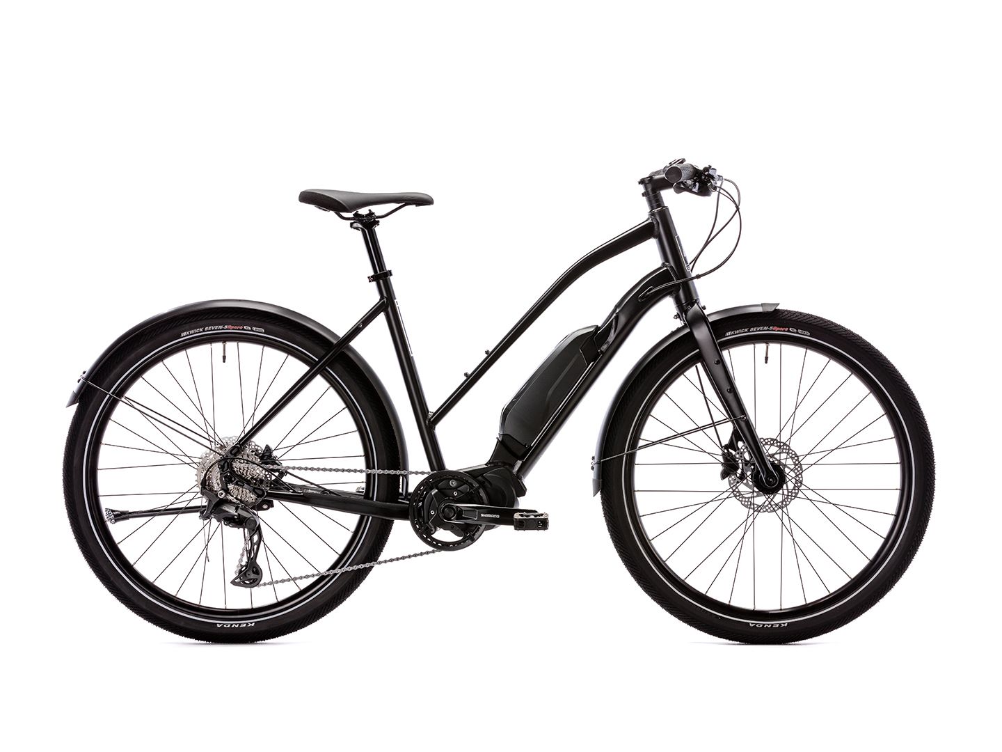 VÉLO OPUS E-BIG CITY STEP-THRU E5000 NOIR SOMBRE