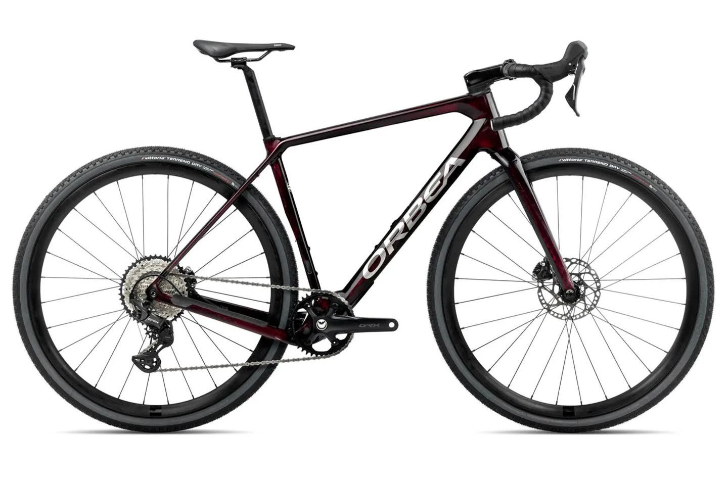 VÉLO ORBEA TERRA M30TEAM  WINE RED CARBON VIEW