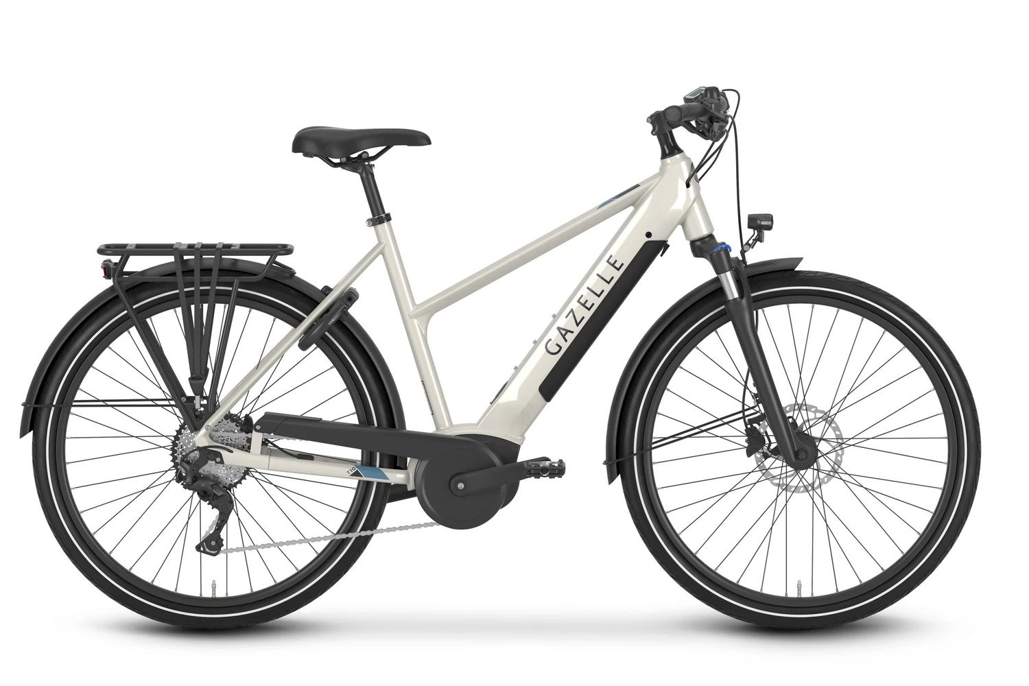 VÉLO GAZELLE MEDEO T10 IVORY WHITE