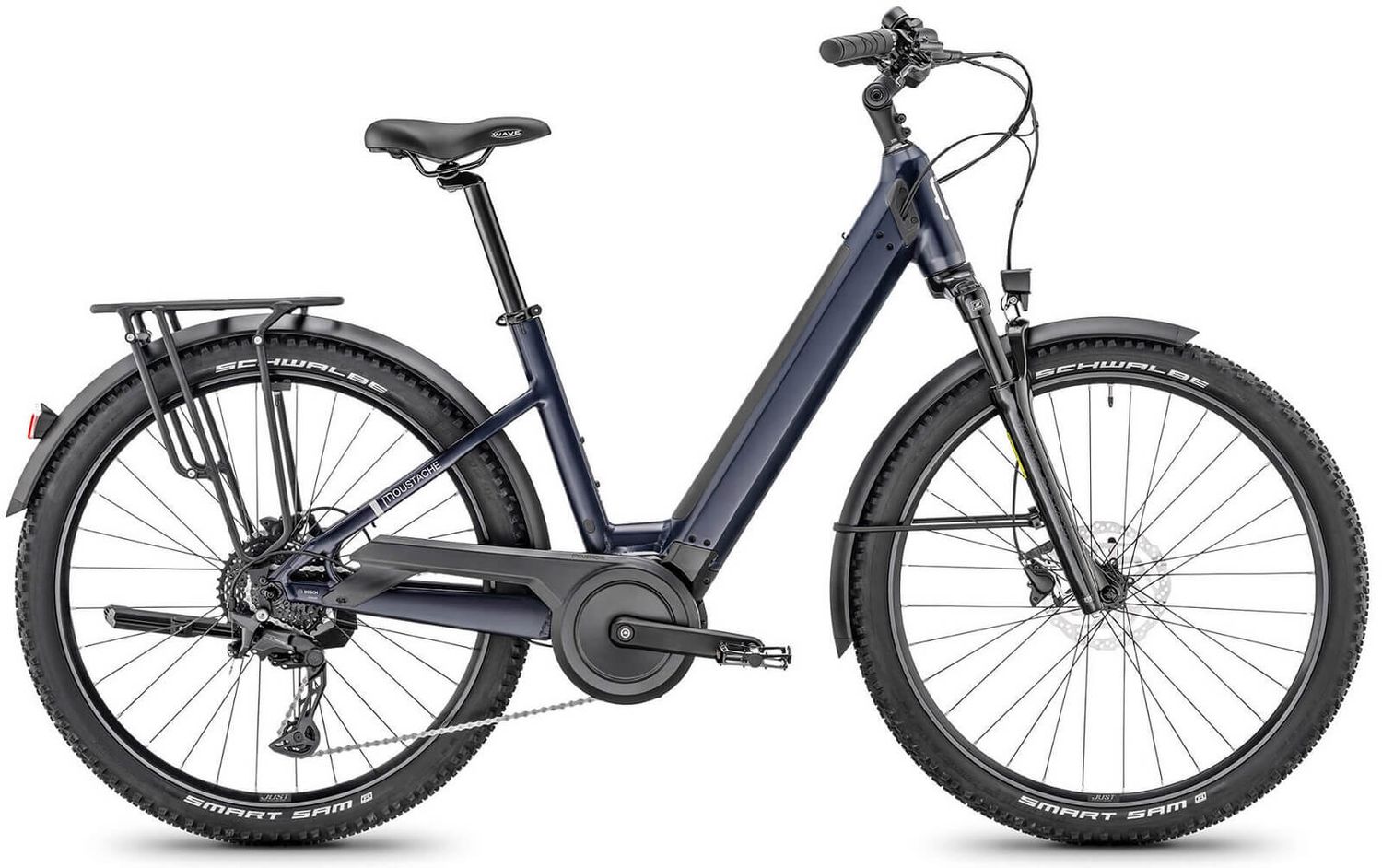 VÉLO MOUSTACHE XROAD ES OPEN DARK BLUE