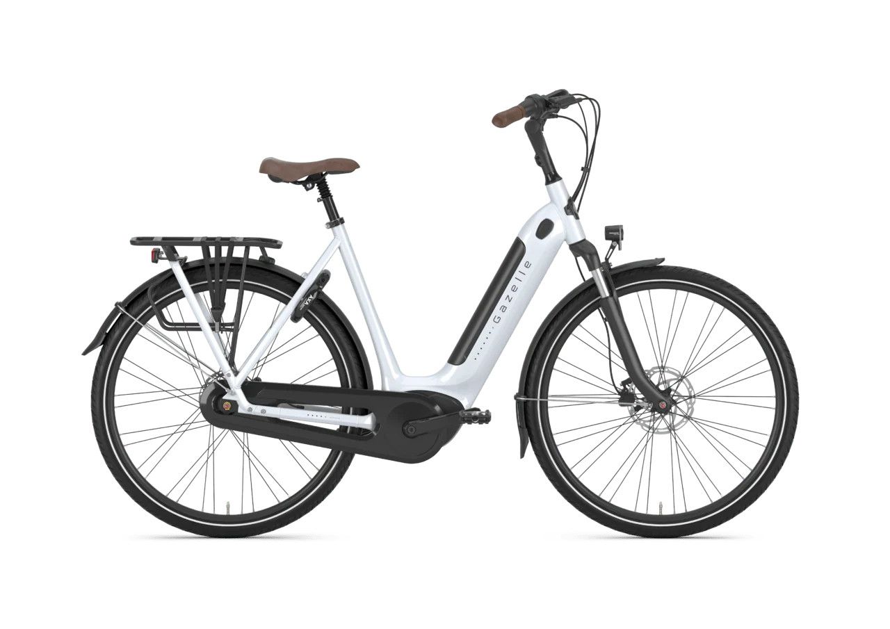 VÉLO GAZELLE ARROYO C7 ELITE FROZEN WHITE, Size: S