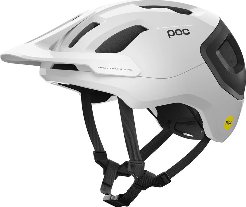 CASQUE POC AXION RACE MIPS HYDROGEN WHITE/URANIUM BLACK MATTE