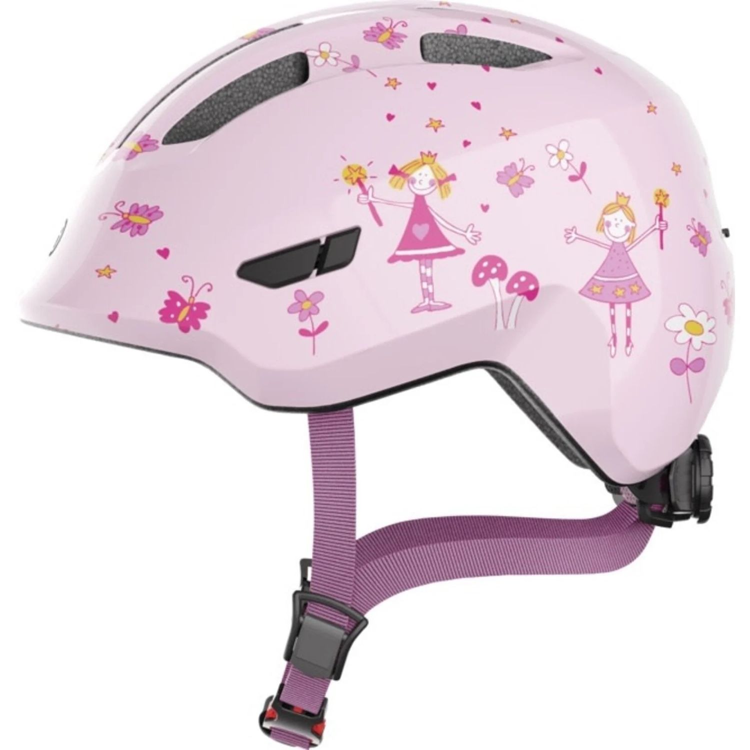 CASQUE ABUS SMILEY 3.0 PINK PRINCESS CHILD