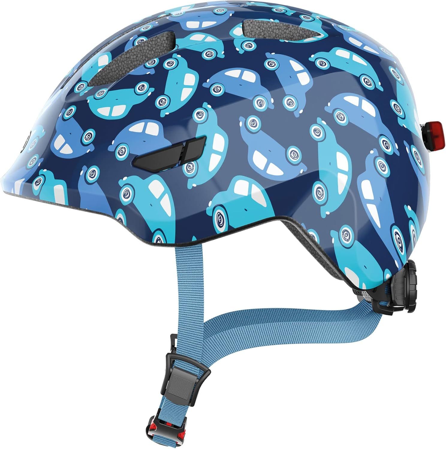 CASQUE ABUS SMILEY 3.0 LED BLUE CAR
