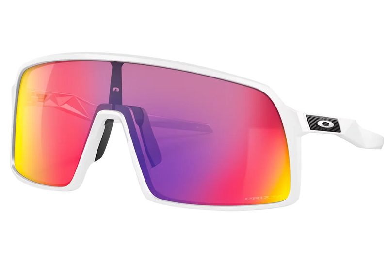 LUNETTES OAKLEY SUTRO PRIZM ROAD LENSES, MATTE WHITE FRAME