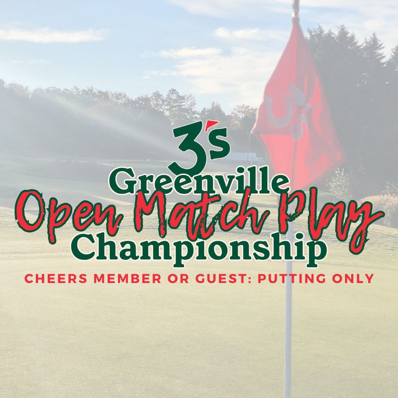 Open Match Play 2026: Cheers Member / Guest