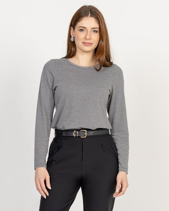 Women&#39;s Vichy Knit Top